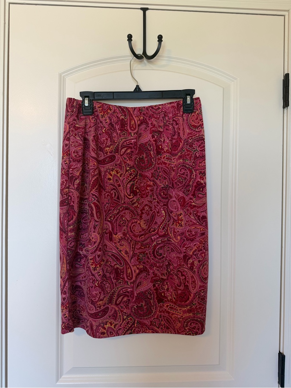 AGB Pink Paisley Pencil Skirt